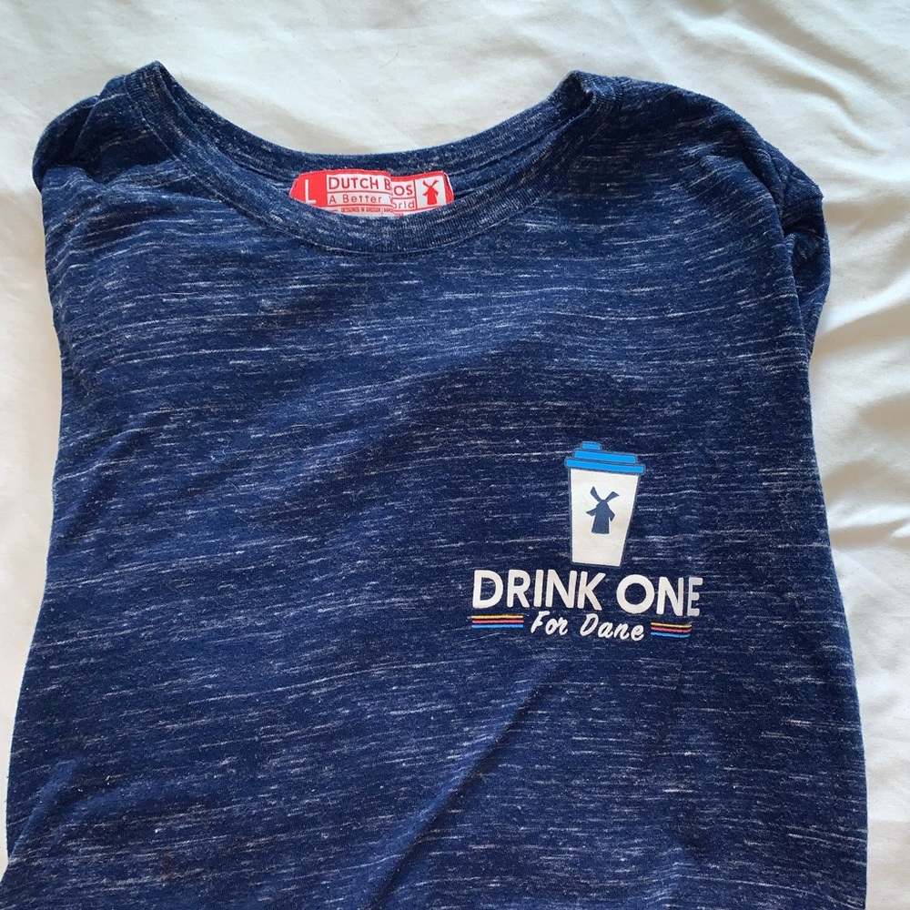 Blue drink one for Dane shirt